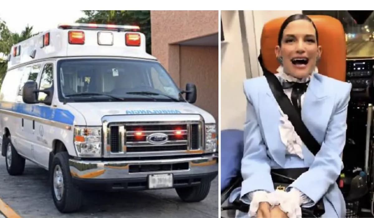 Natalia Jiménez desata críticas por hacer mal uso de una ambulancia en Cdmx