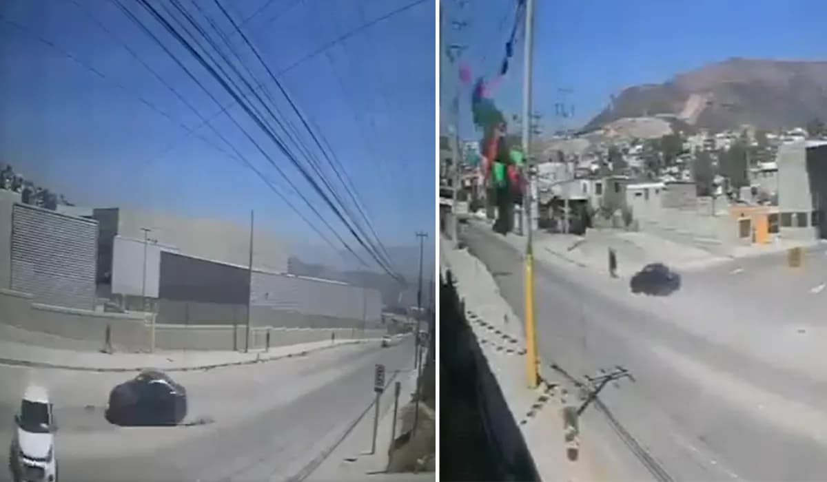 Video: Conductor pierde el control al esquivar otro auto y atropelló a dos mujeres en Tijuana