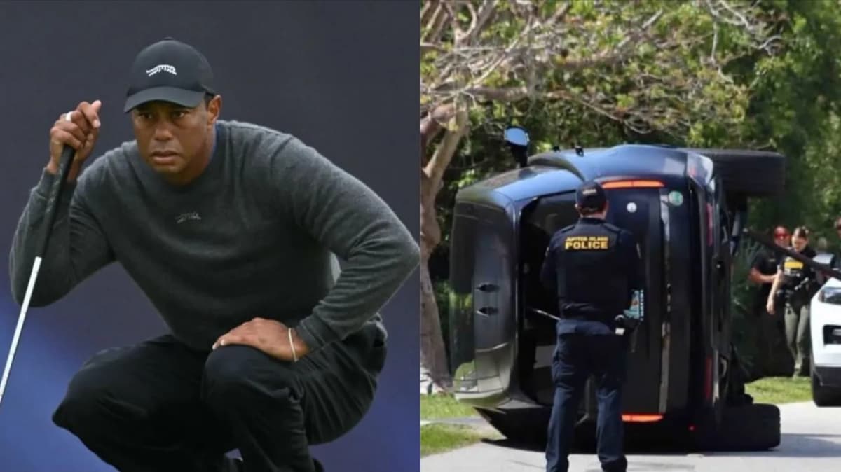 Golfista Tiger Woods sufre accidente automovilístico en Florida