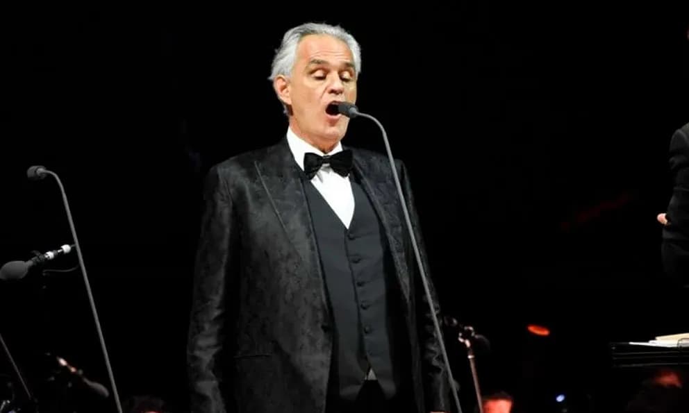Cantante Andrea Bocelli dará un concierto gratis en CDMX