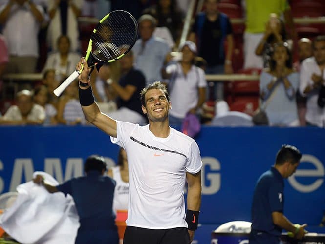 Nadal alcanza su tercera final en Abierto Mexicano, enfrentará a estadounidense Querrey