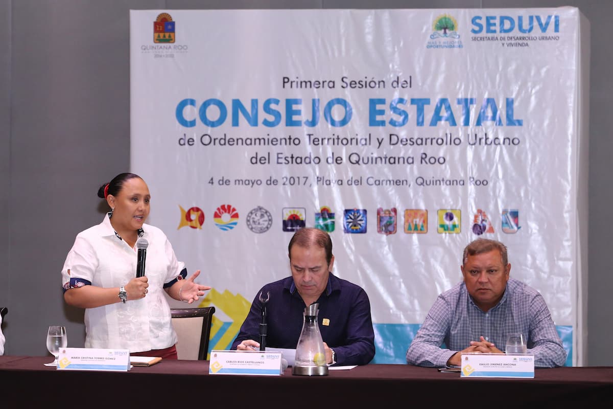 Solidaridad, sede del Consejo Estatal de Ordenamiento Territorial y Desarrollo Urbano