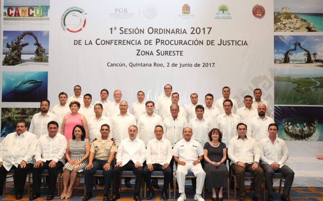 Carlos Joaquín asiste a la Conferencia de Procuradores de Justicia, Zona Sureste