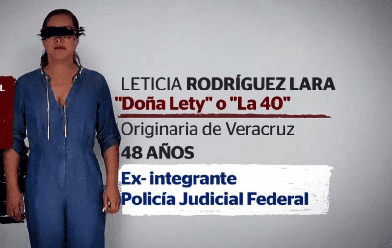 Cayó con ‘Doña Lety’ escolta de ex procurador de Justicia
