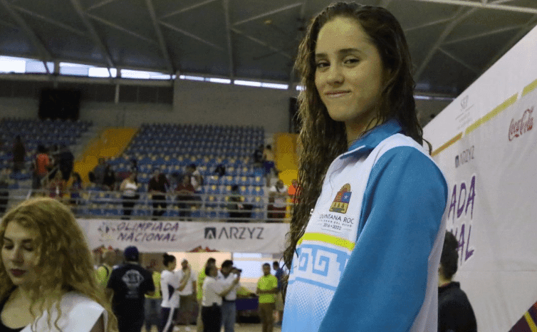Nadadora de Q. Roo gana medalla de oro en Miami