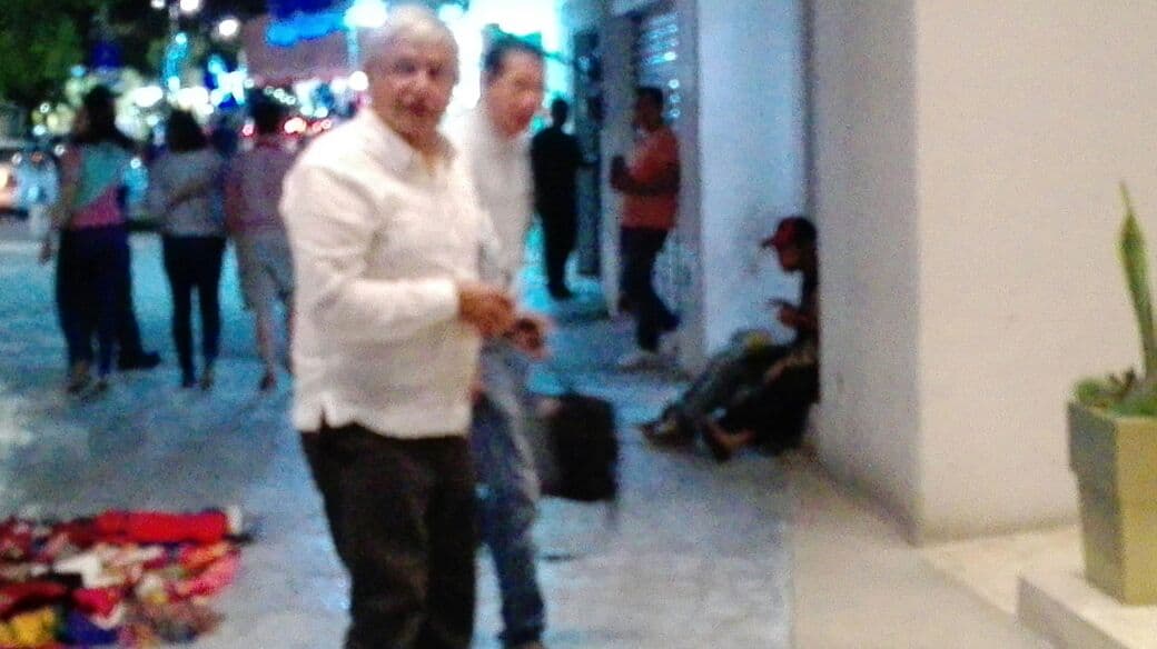 Pernocta AMLO en Chetumal