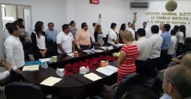 Instalan Consejo Distrital del INE en Chetumal