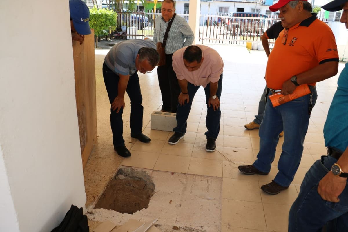 Hallan caverna en escuela de Chetumal