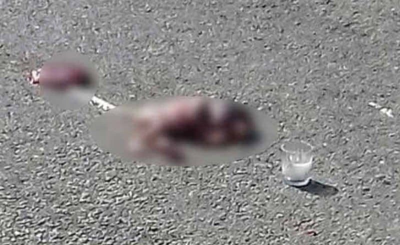 Tiran un feto en carretera de Tabasco (IMÁGENES FUERTES)
