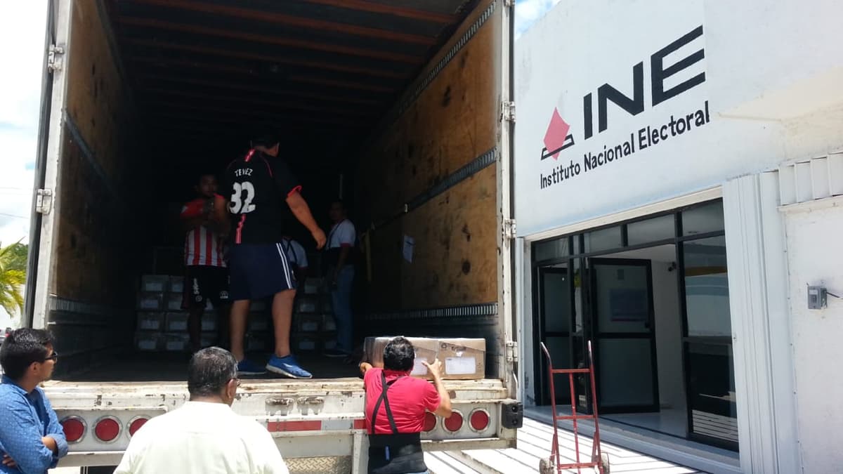Llegan a Quintana Roo los listados electorales definitivos