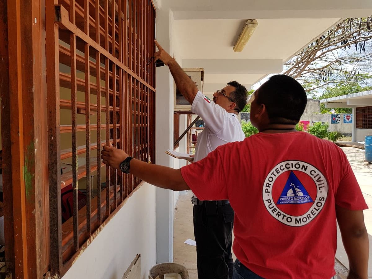 Concluye revisión de refugios anticiclónicos en Puerto Morelos