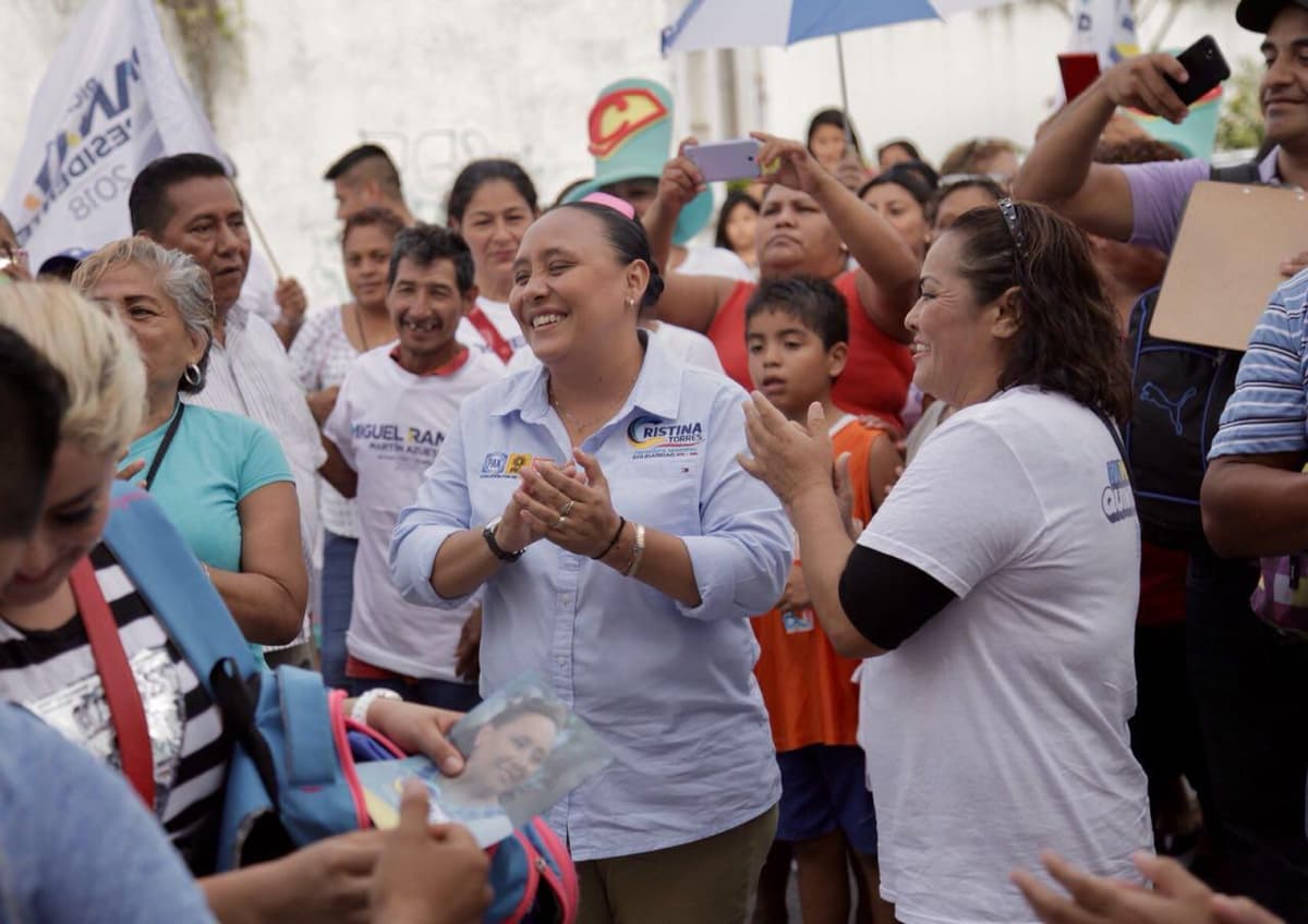 Seguiremos trabajando unidos y de frente por tu familia: Cristina Torres