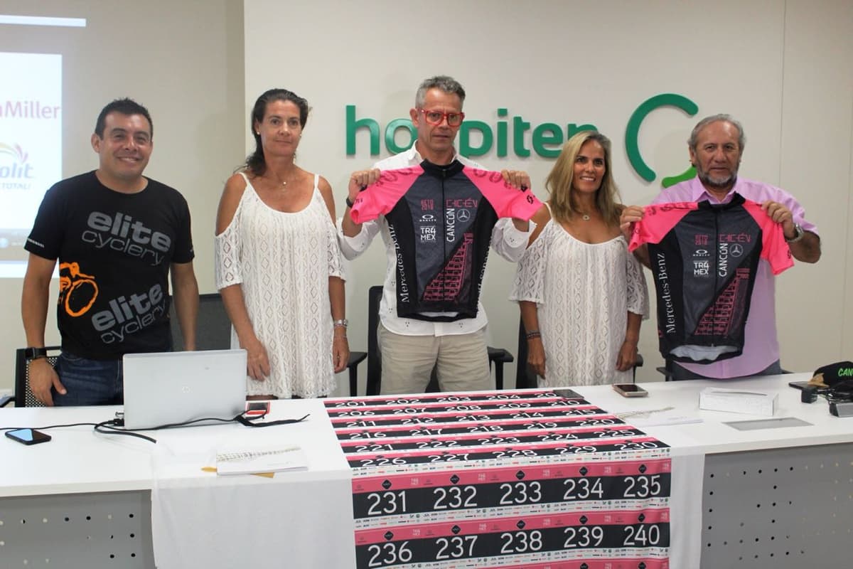 Presentan la Octava edición de la “Reto Ciclista Cancún-Chichen 2018”