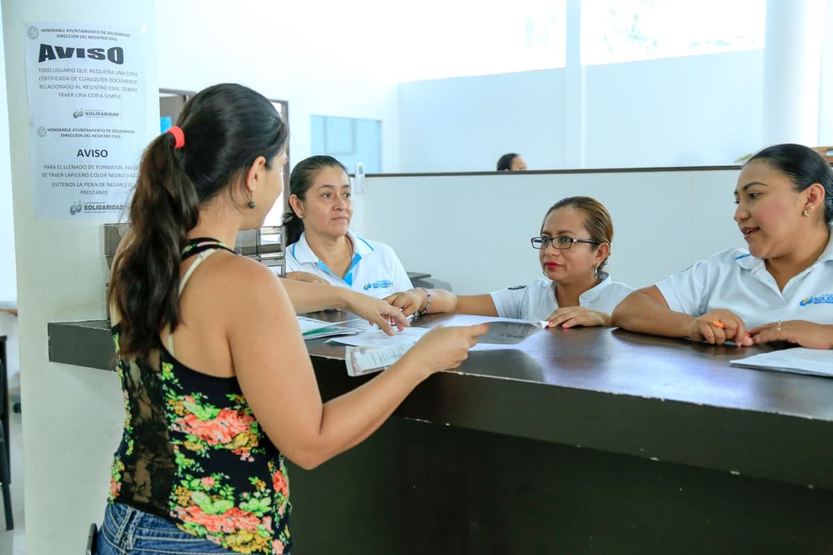 Agiliza Solidaridad trámites del Registro Civil