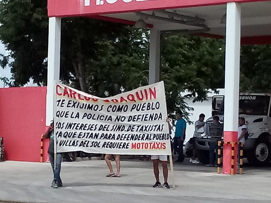 Tensa vigilancia en Villas del Sol por mototaxistas
