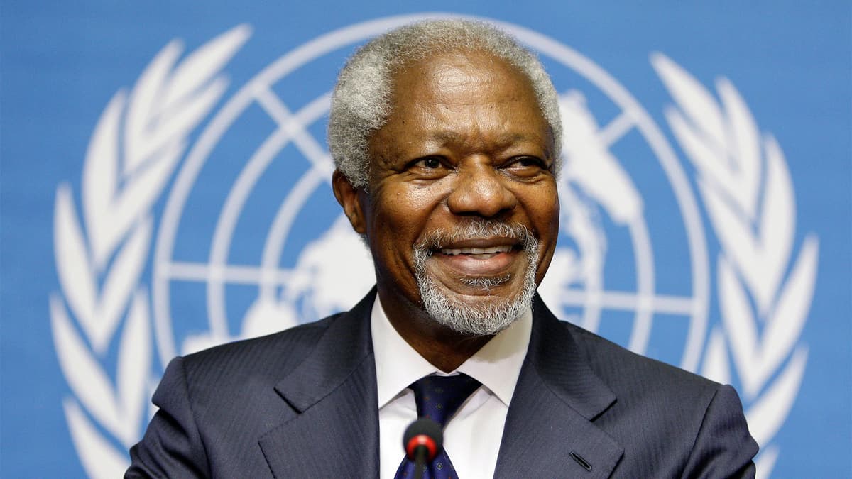 Muere Kofi Annan, ex secretario general de la ONU