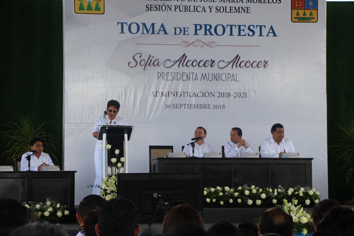 Promete Sofia Alcocer trabajar de la mano del gobierno estatal y federal