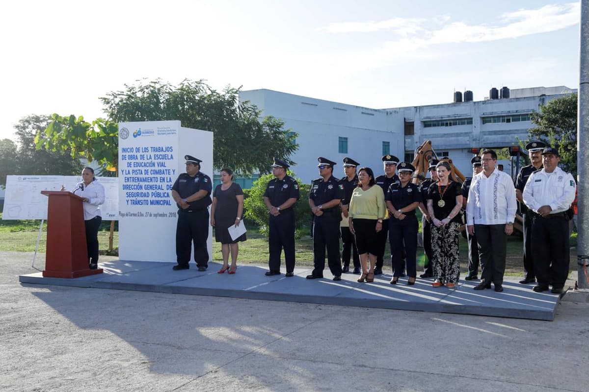 Inician las obras para la Escuela Vial y Pista de Combate en Solidaridad
