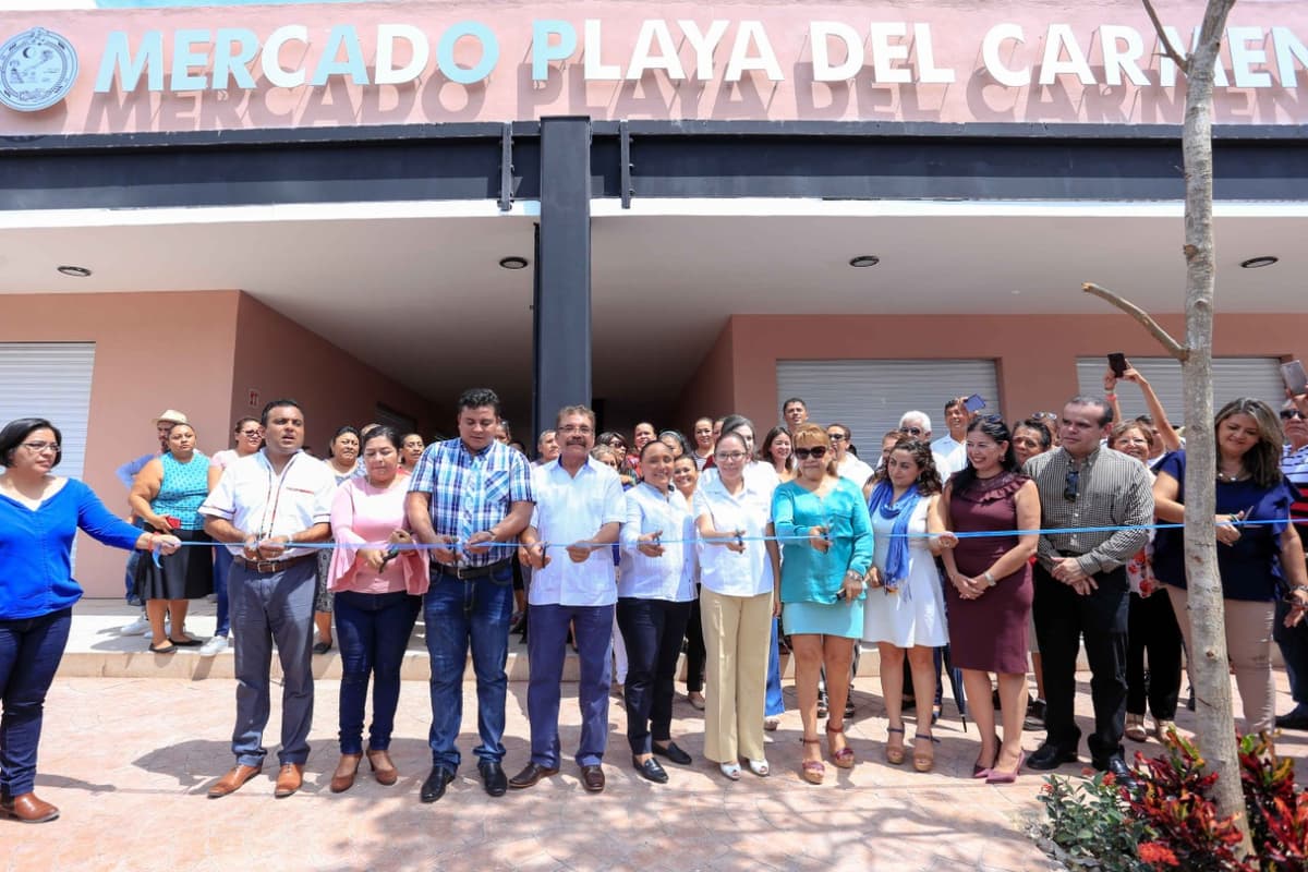 Inauguran la primera etapa del Mercado Playa del Carmen