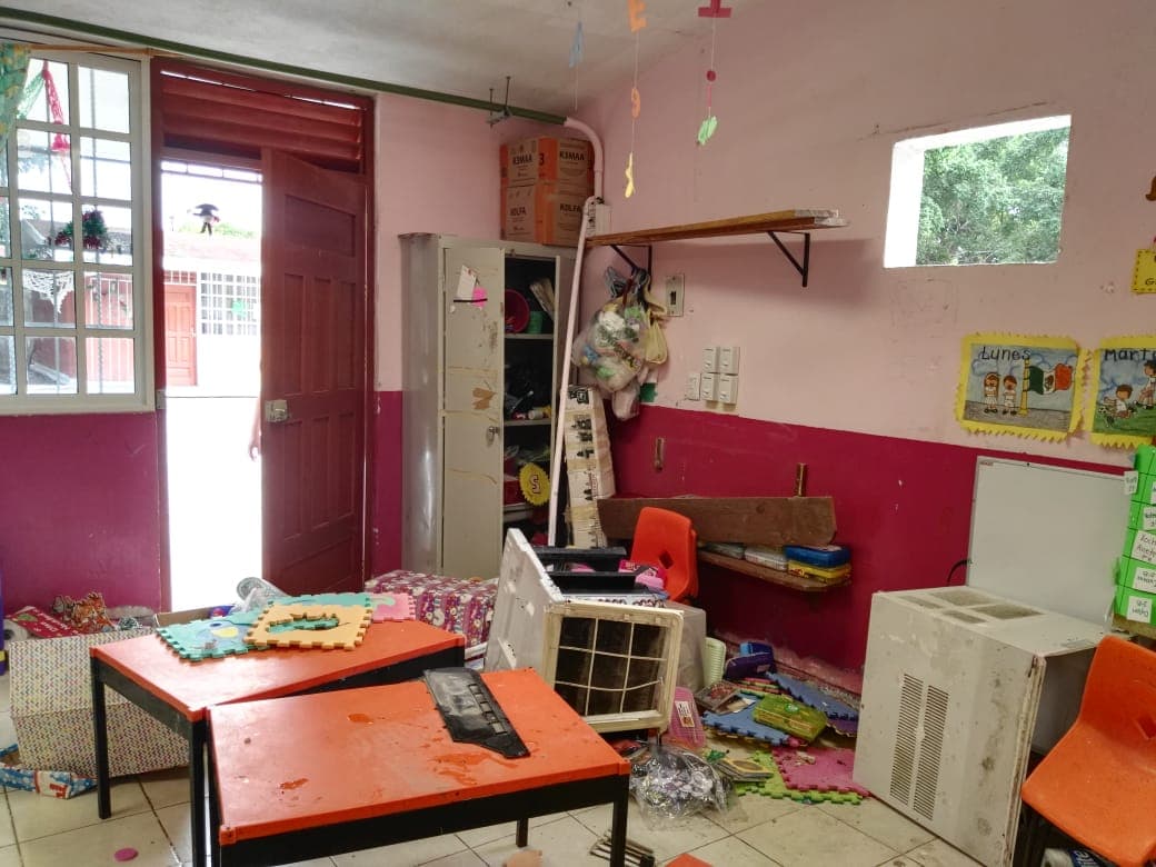 Suma jardín de niños Mallinaly 13 robos