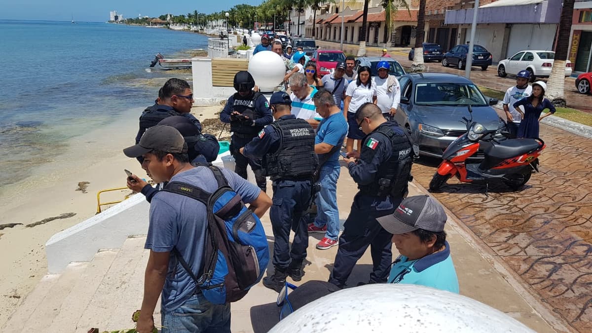 Falsa alarma sobre recala de droga moviliza a policías en Cozumel