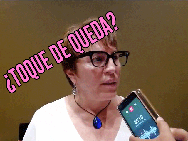 Playenses responden al toque de queda de Laura Beristain
