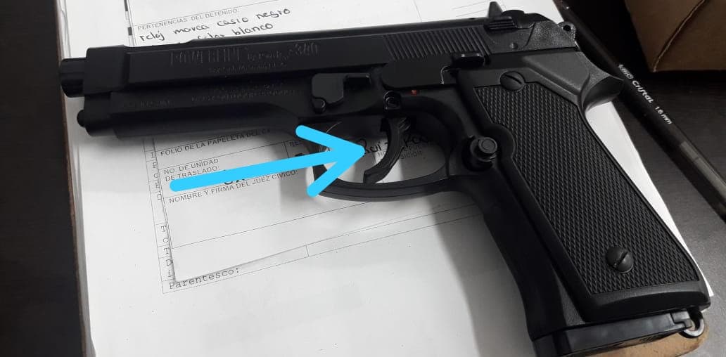 Detenido por disparar arma de balines en Selva Nova