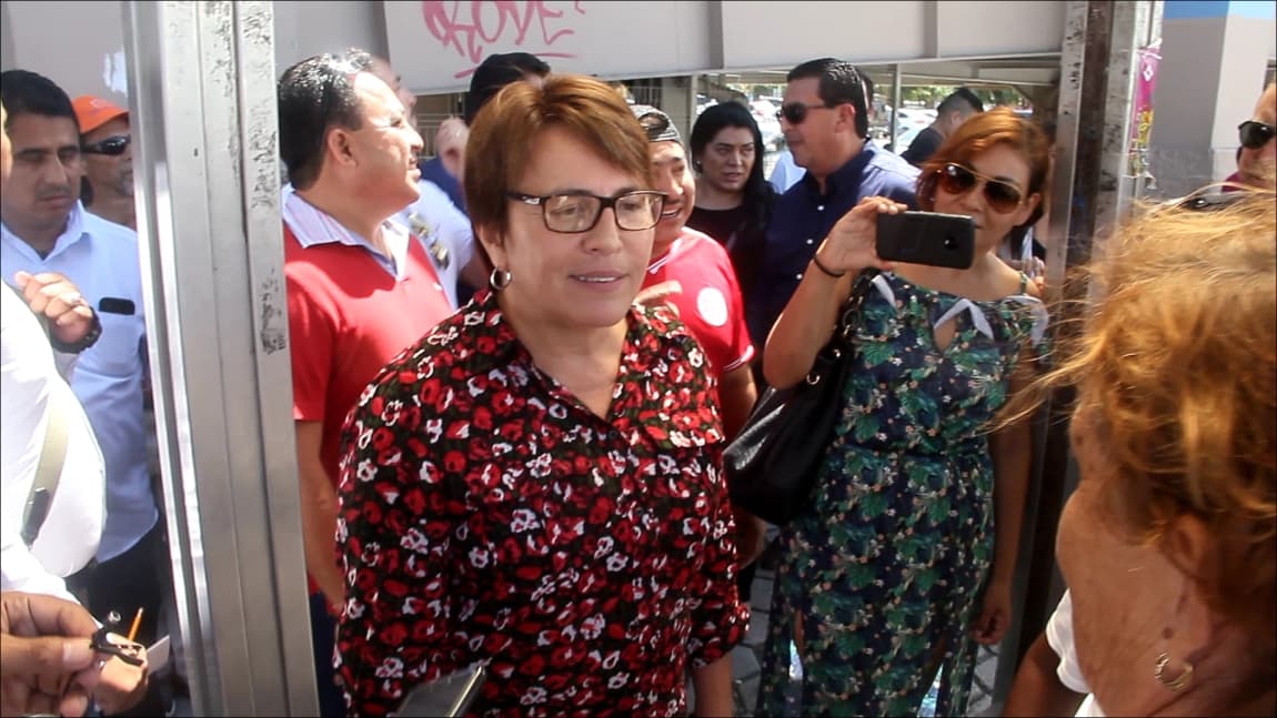 Laura Beristain dice no saber si Félix González "mete la mano" en Solidaridad