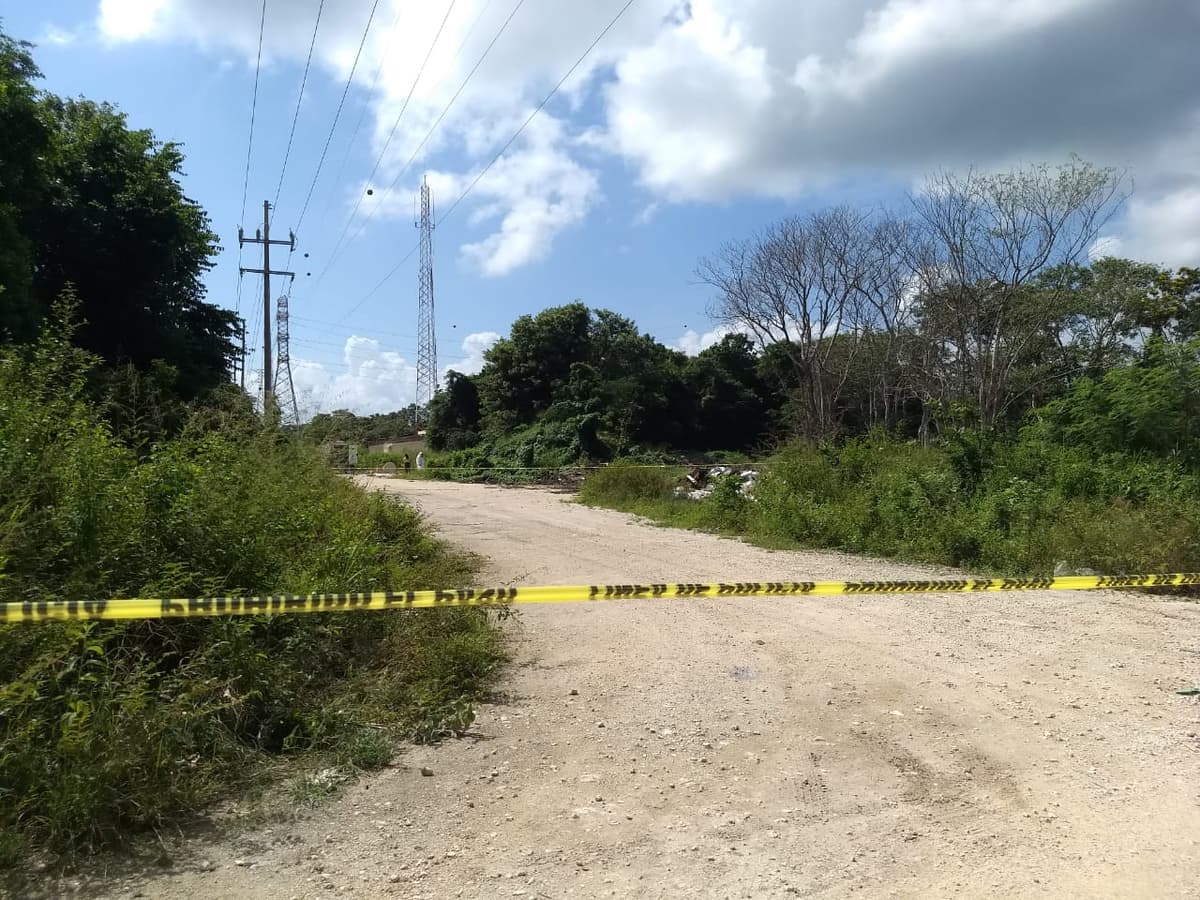 Hallan cuerpo amarrado en comunidad rural de Solidaridad