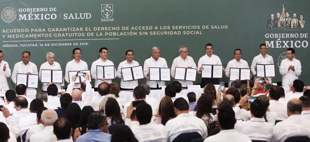 Firma Carlos Joaquín el convenio nacional para mejorar la salud pública