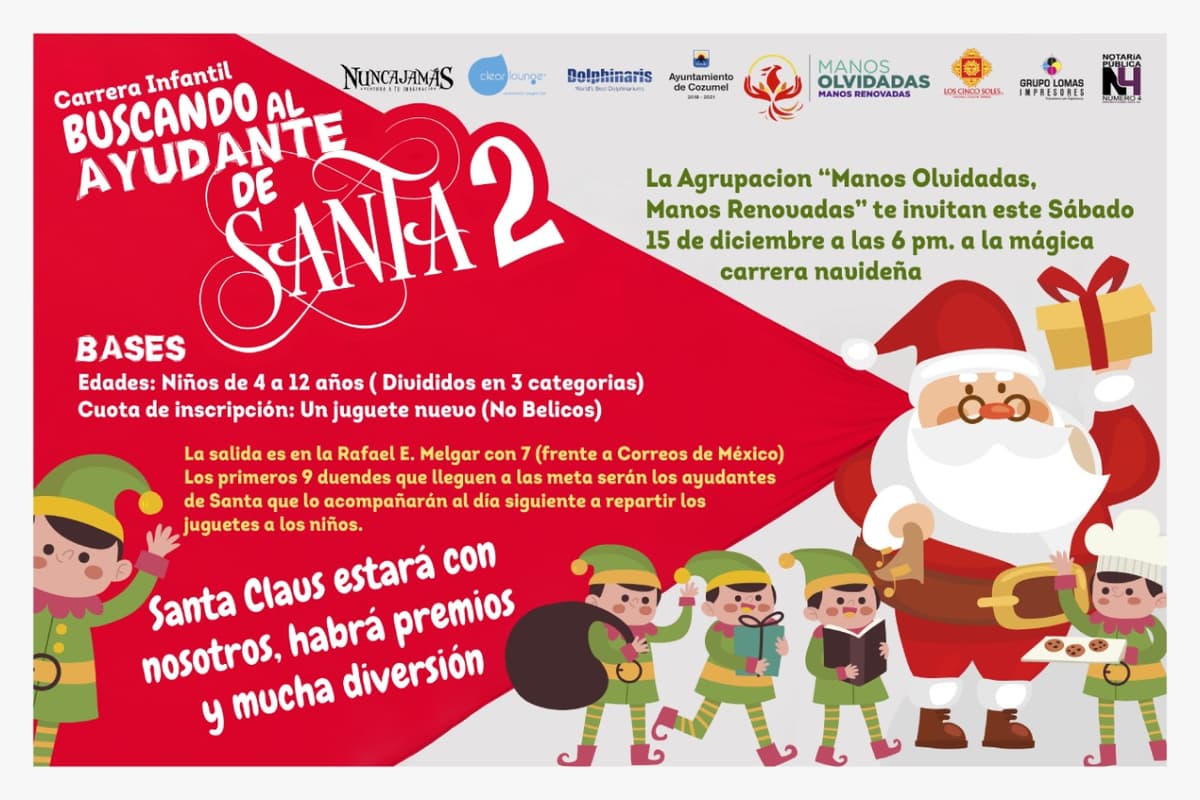 Buscan a los ayudantes de Santa para entregar juguetes a niños de escasos recursos