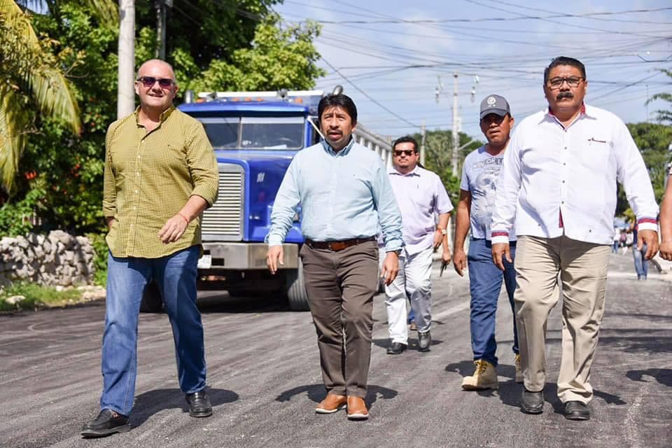 Administración municipal de Tulum ha pavimentado 31 mil metros cuadrados de calles