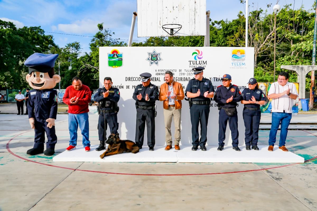 Gobierno de Tulum inicia operativo Escuela Segura