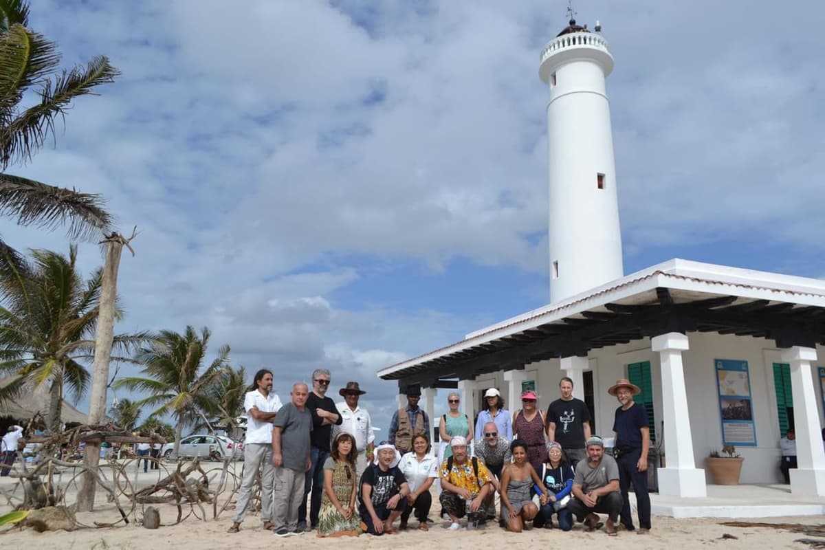 Cozumel recibe a artistas del Global Nomadic Art