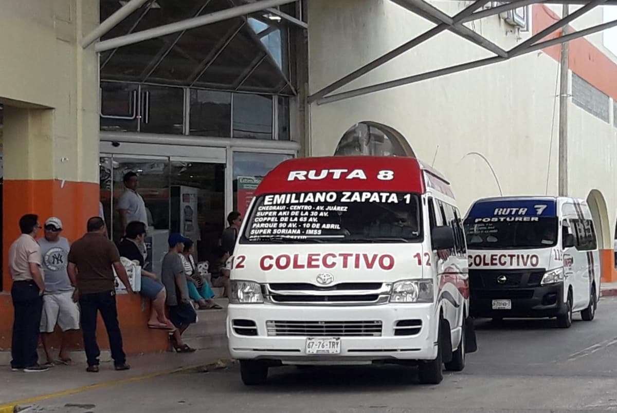Transportistas de Cozumel negocian aumento en las tarifas