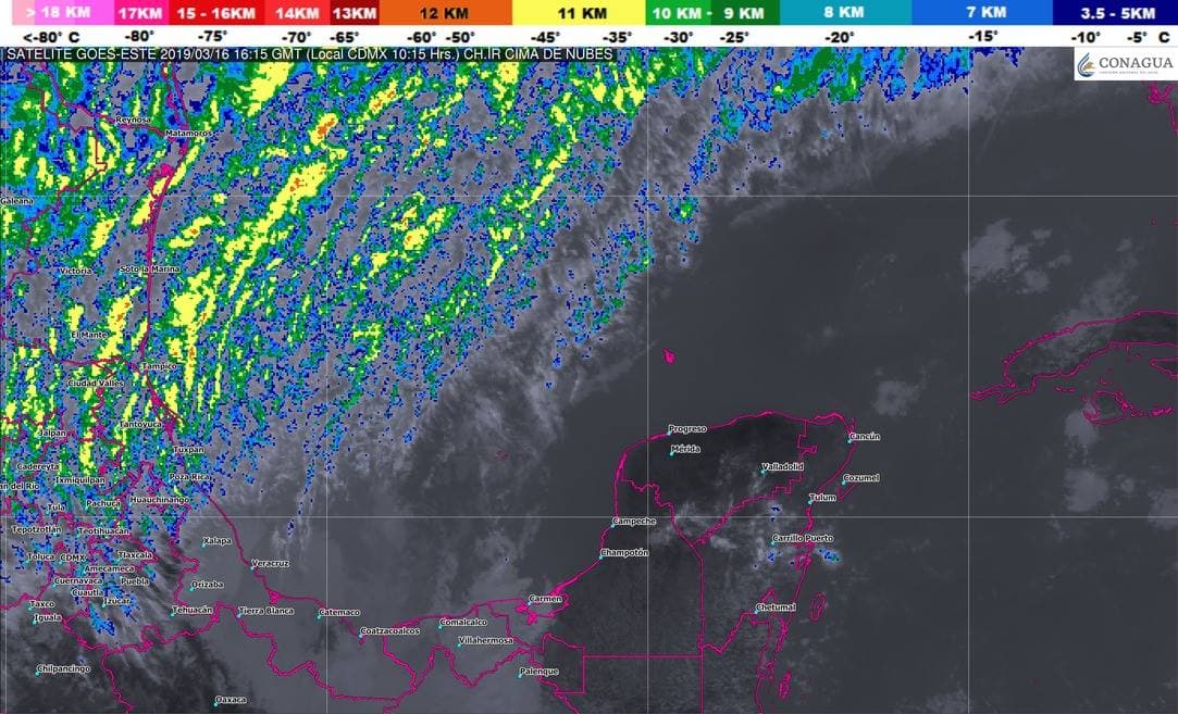 ¡Mucho ojo! Frente Frío 44 se dirige hacia Quintana Roo