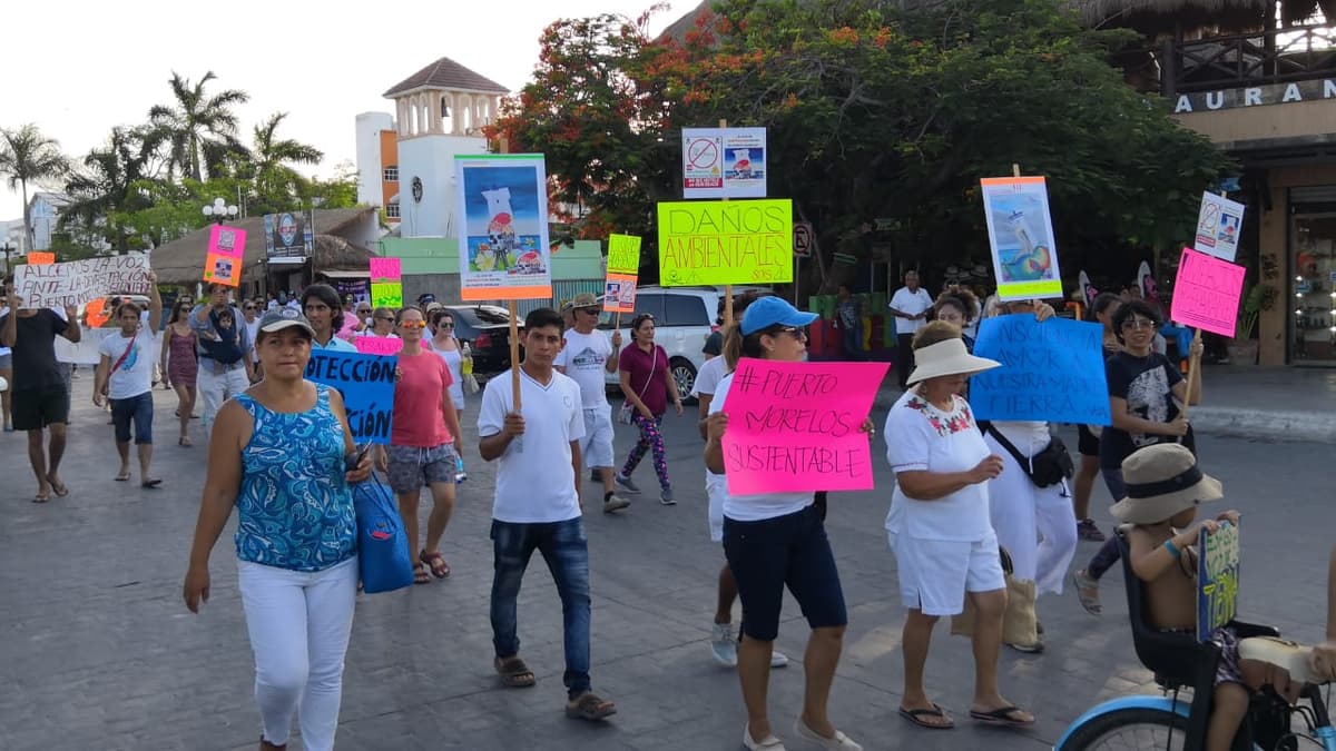Protestan en Puerto Morelos por construcción de “The Fives”