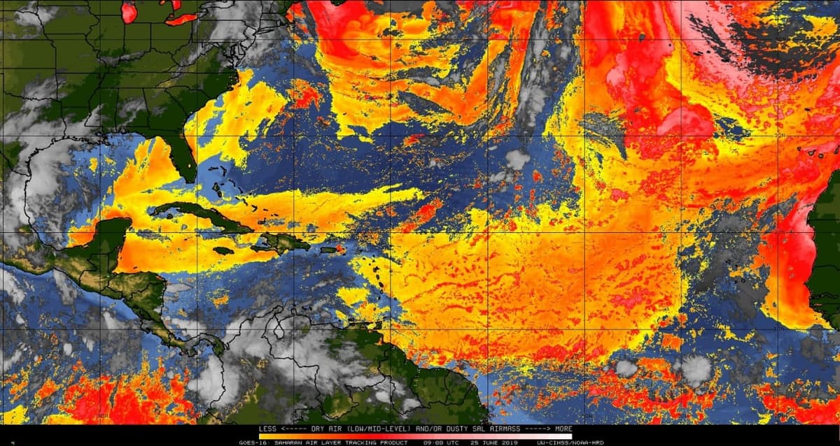 Disminuye presencia del polvo del Sahara en Quintana Roo