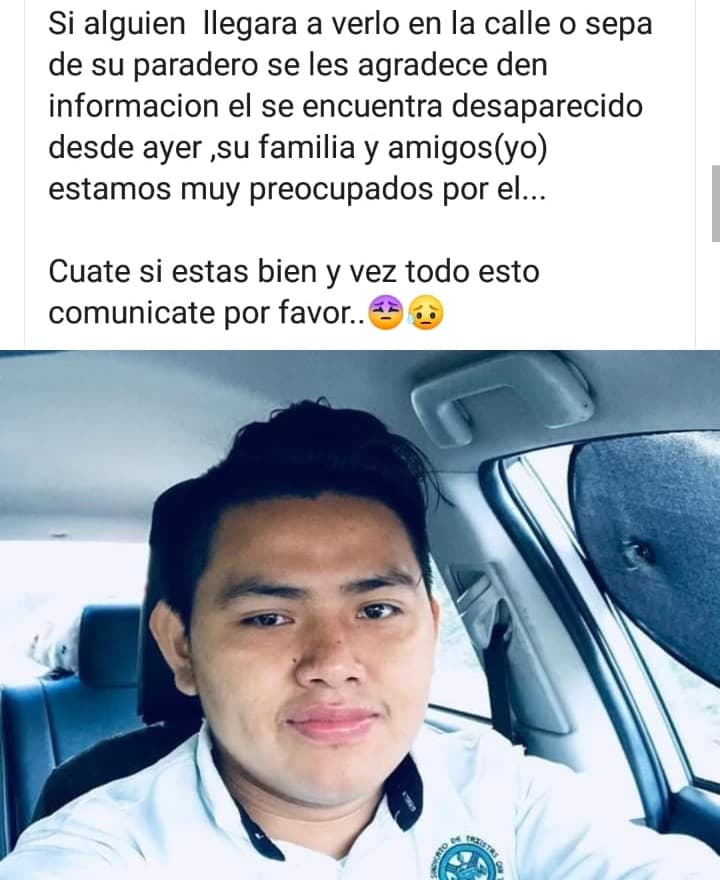 Piden “Alerta Amber” por taxista desaparecido