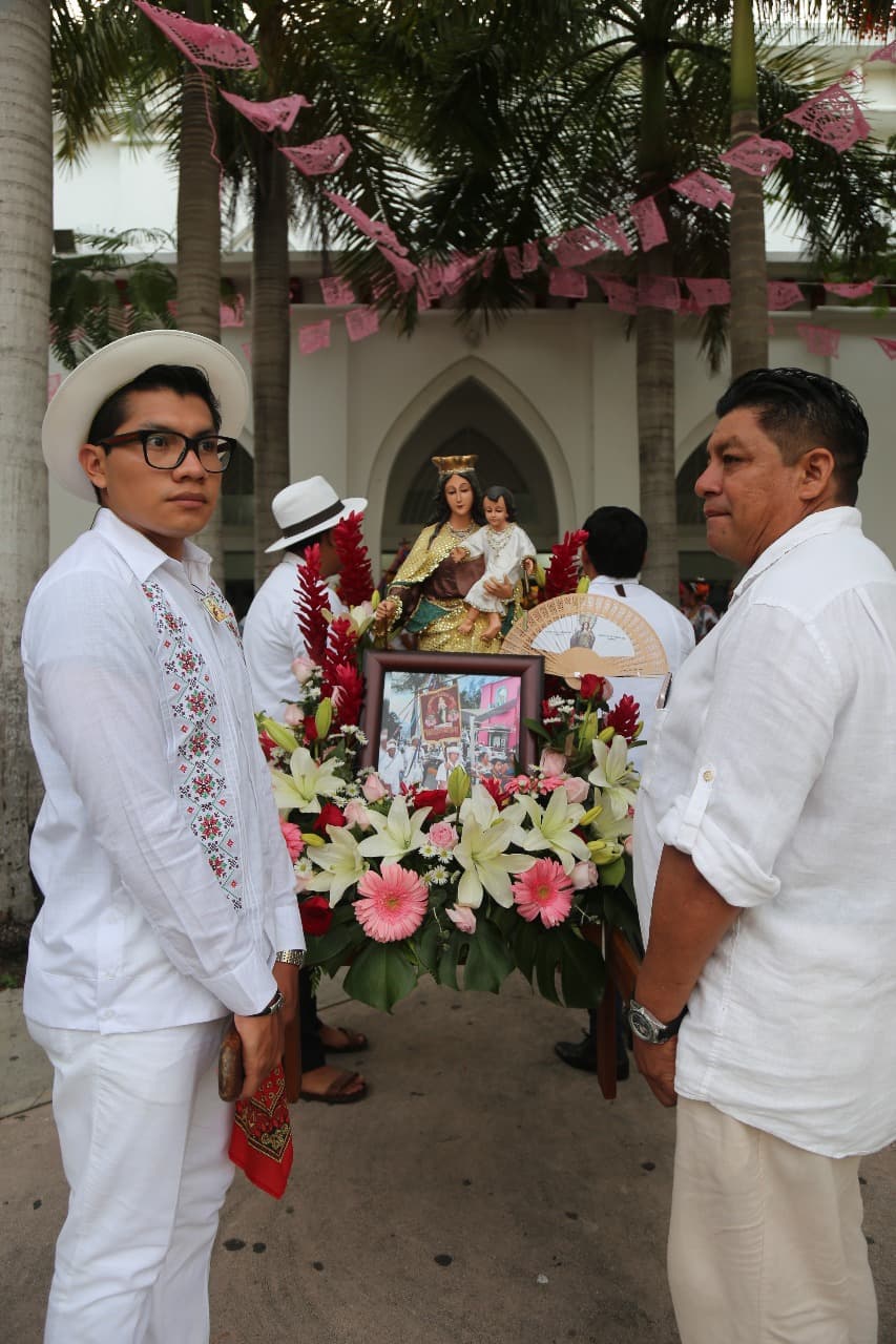 Celebran a la Virgen del Carmen, patrona de los marineros en Solidaridad