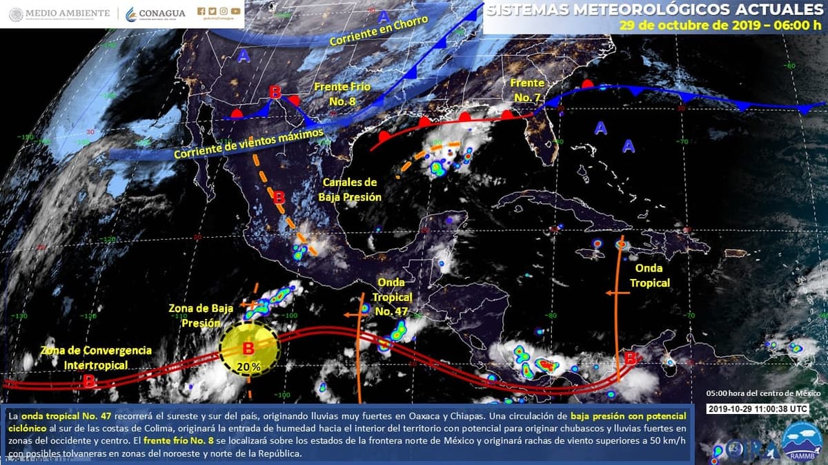 Pronostican lluvias aisladas a lo largo del día para Quintana Roo
