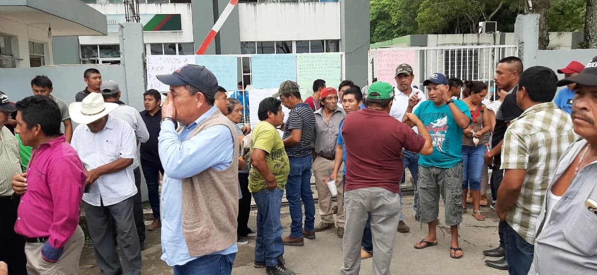 Protestan piñeros en Chetumal por corrupción en la Sedarpe