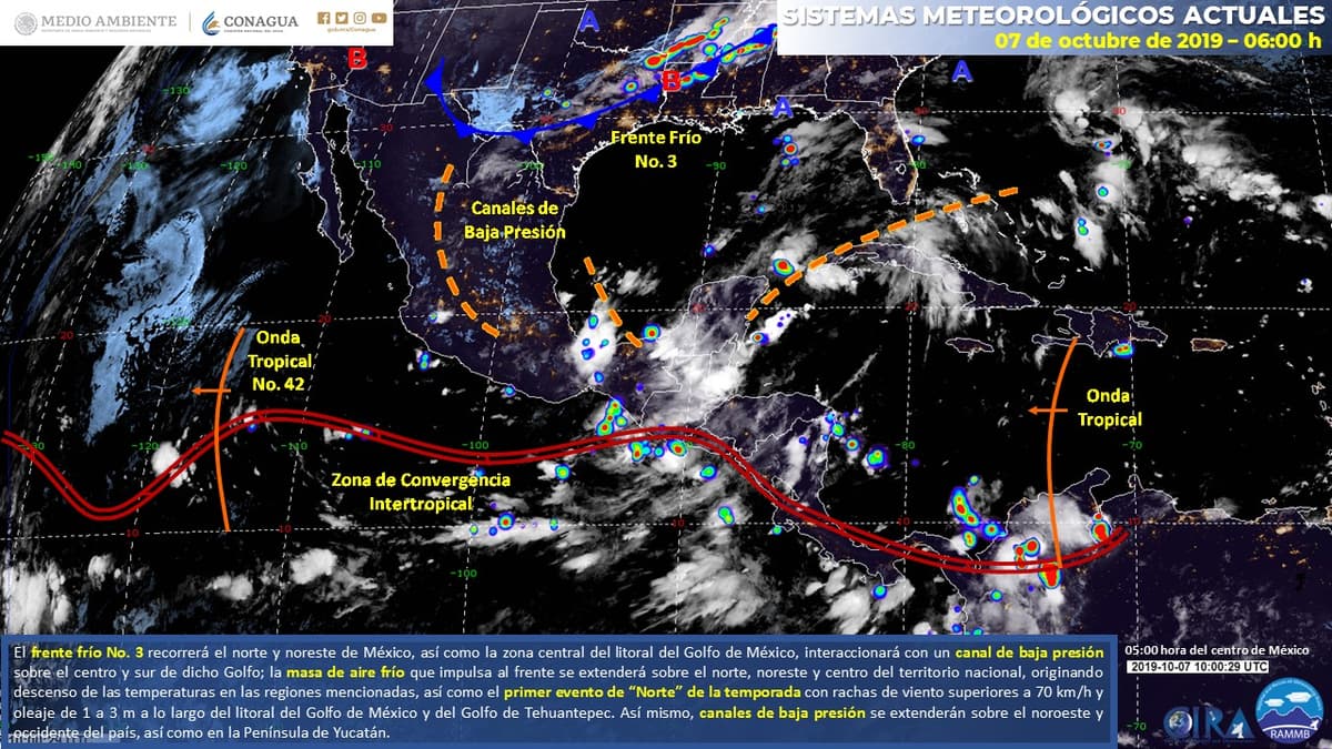 Clima: Sensación térmica mayor a 40 grados y lluvias para Quintana Roo