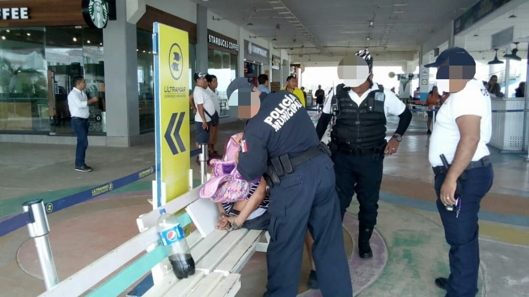 Quería cruzar a Cozumel con 10 kilos de marihuana