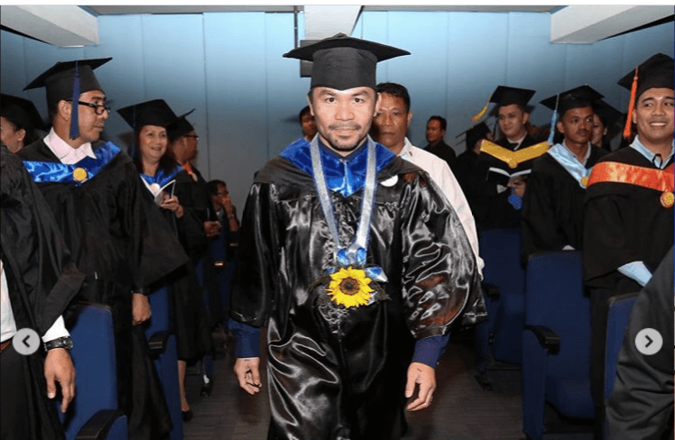 Nunca es tarde para superarse: Manny Pacquiao se titula a los ¡40 años!