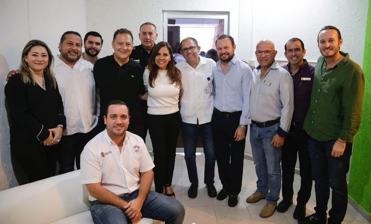 Mara Lezama agradece al hijo de Pablo Escobar por compartir sus vivencias con jóvenes de Cancún