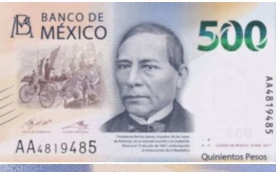Billete de 500 pesos entre los más bonitos del mundo