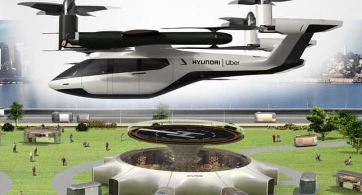 Hyundai y Uber se asocian para ofrecerte ¡taxis voladores!