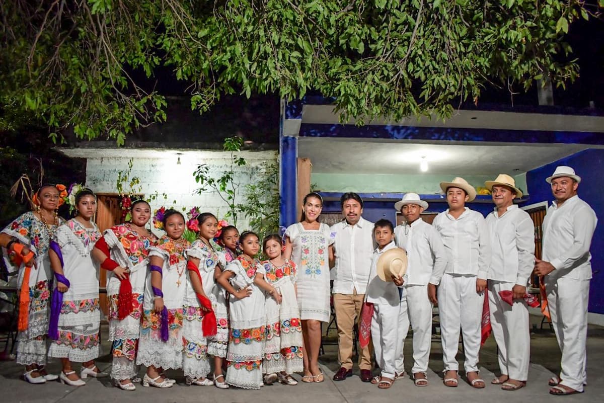 Inaugura Víctor Mas Tah la “Fiesta Tradicional Maya 2020” en Tulum