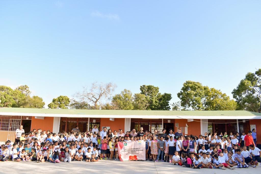 Realizan actividades educativas para promover valores en niños de Tulum